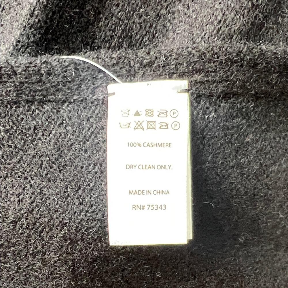 Jason Wu Charcoal Cashmere Scarf with Hood